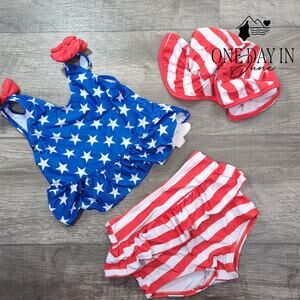 Mioglrie Girl's Tankini Swimsuit Size 3-4 Y